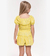 Conjunto Infantil Ciganinha Com Shorts Trick Nick Amarelo - baruc kids