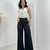 Calça Pantalona Alfaiataria Preta