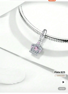 Charm Queen - Importado Plata 925 - comprar online