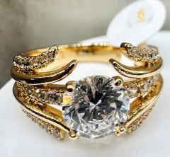 Anillo - Xuping Doble Baño de Oro - comprar online