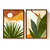 Conjunto Por do Sol e Planta Terroso - loja online