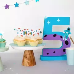 Topper cupcakes planetas - comprar online