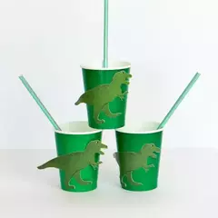 Vasos polipapel dinosaurios