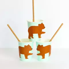 Vasos polipapel bosque