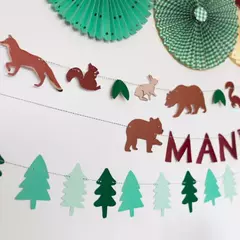 Guirnalda animales del bosque en internet