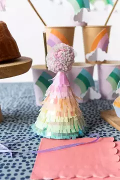 Bonete arcoiris flecos en internet