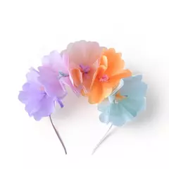 Vincha flores pastel