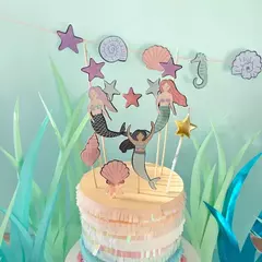 Deco torta sirenas - comprar online