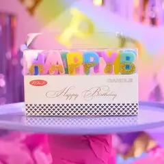 Velas Happy Birthday Multicolor - comprar online