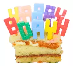 Velas happy birthday pixel - comprar online
