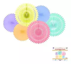Kit abanicos de papel x6 - comprar online