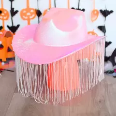 SOMBRERO COWBOY CON FLECOS en internet