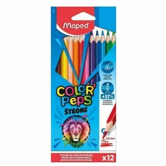 LÁPICES MAPED COLORPEPS STRONG X12