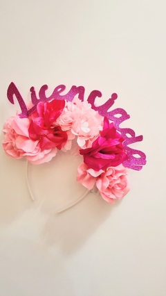 Corona De Flores P/ Egresada - PERSONALIZADA - comprar online