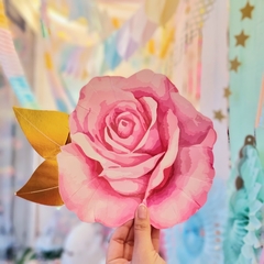 Plato de Polipapel Flor de Rosas - comprar online