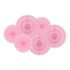 Kit abanicos de papel x6 - Tarjelandia Center