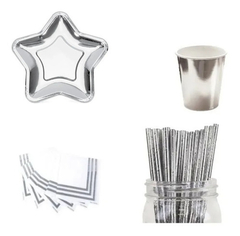 Plato Estrella Plateada - comprar online