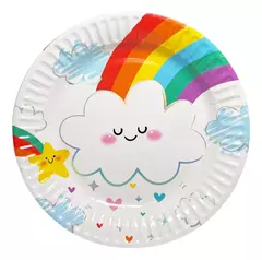 Plato de Polipapel Nube y Arcoiris - comprar online