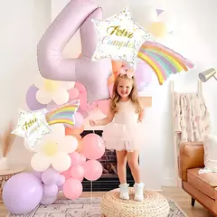 GLOBO FELIZ CUMPLE RAINBOW STAR en internet