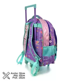 MOCHILA CON CARRO GATITO 18" PHI PHI - tienda online