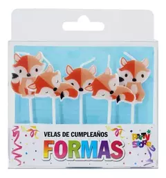 Velas de Cumpleaños Zorrito