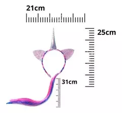 Vincha Unicornio Con Colita - comprar online
