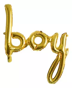 GLOBO METALIZADO FRASE "BOY" - comprar online