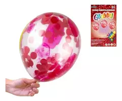 Imagen de GLOBOS CONFETTI JASPEADOS GLOBBY