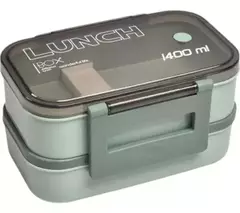 Lunchera Plástica con Cubiertos 1400ml en internet