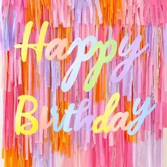 Guirnalda happy birthday pastel - comprar online