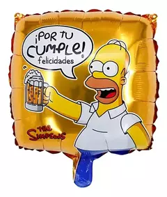 Globo Metalizado de Homero Simpsons.