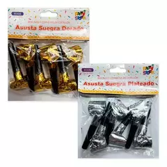 Asusta Suegra metalizado - 6 unidades - comprar online