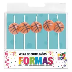 Velas de Cumpleaños Pelotas de Basquet - Tarjelandia Center