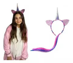 Vincha Unicornio Con Colita
