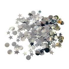 confetti circulos y estrellas