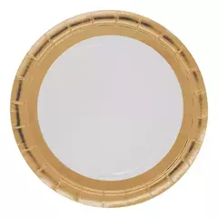 Plato C/ Borde Metalizado Grande en internet
