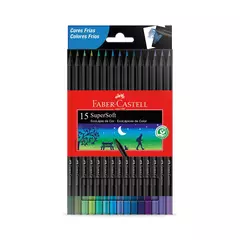 LÁPICES FABER CASTELL SUPERSOFT FRÍOS X15