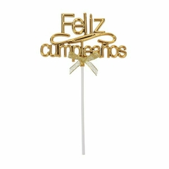 Adorno de Torta "Feliz Cumpleaños" - Tarjelandia Center