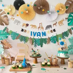 Guirnalda animalitos selva - comprar online