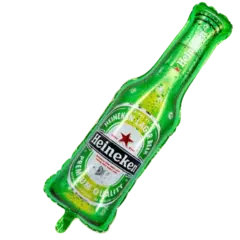 Globo Metalizado de Botella Heineken
