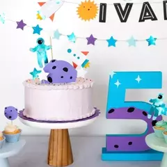 Deco torta planetas