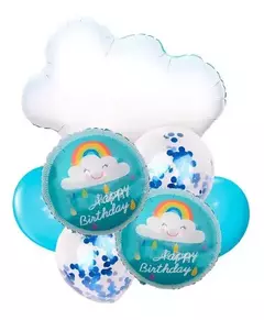 Set de Globos Feliz Cumpleaños Nube - comprar online
