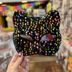 Antifaz Gatita Con Lentejuelas - comprar online
