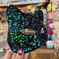 Antifaz Gatita Con Lentejuelas - tienda online