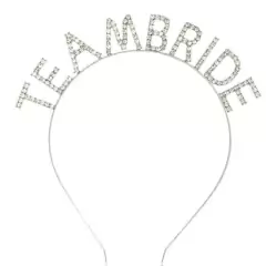Vincha Con Strass "Team Bride"