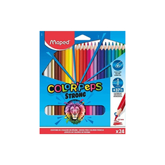 LÁPICES MAPED COLORPEPS STRONG X24