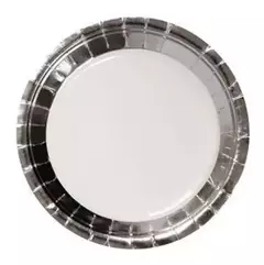 Plato C/ Borde Metalizado Chico en internet