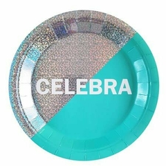 Plato de Polipapel Celebra Aqua en internet