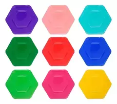 Plato de Polipapel Hexagonal Liso - Tarjelandia Center
