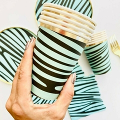 Plato de Polipapel Safari Cebra - comprar online